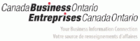 <logo> Canada Business Ontario // Enterprises Canada Ontario